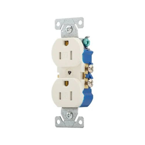 Eaton 15A Light Almond Tamper Resistant Duplex Receptacle - Image 3