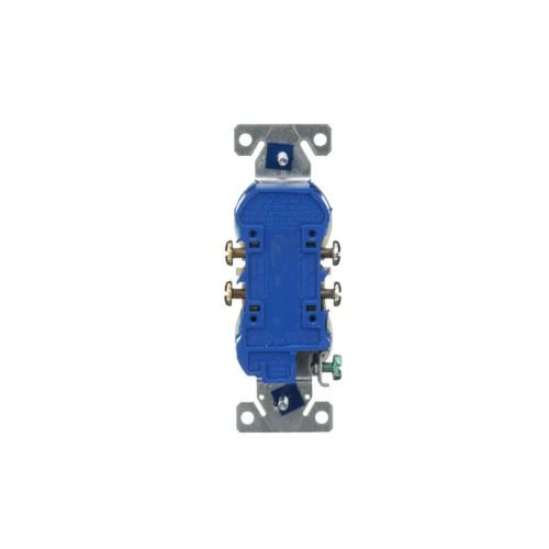 Eaton 15A Residential Grade Duplex Receptacle in Light Almond- Box of 10 - Image 4