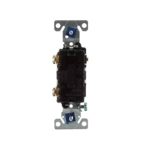 Eaton 20A Commercial Toggle Switch in Light Almond- Flush mount, 120/277V - Image 4