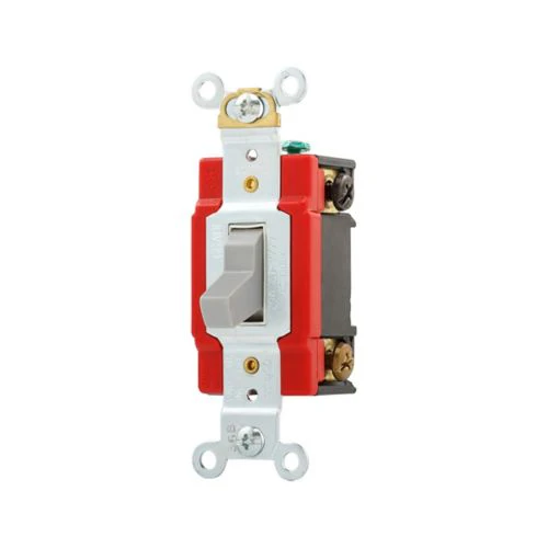 Eaton 20A Industrial Grade Toggle Switch in Gray- 120/277