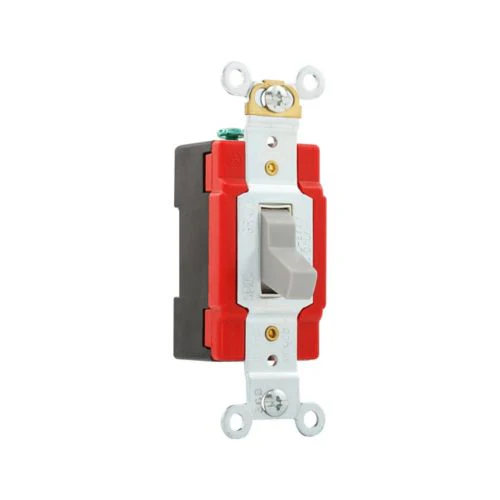 Eaton 20A Industrial Grade Toggle Switch in Gray- 120/277 - Image 2