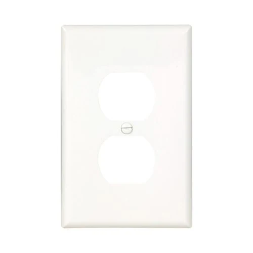 Eaton Mid-Size Single Duplex Wallplates in White- Box of 10 - Image 2
