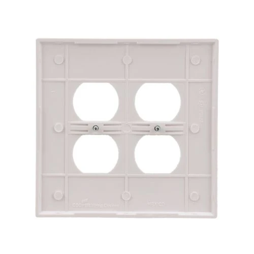 Eaton Oversized 2-Gang White Duplex Receptacle Wallplate - Image 2