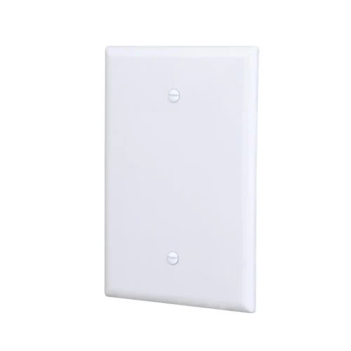Eaton Oversized Blank Wallplate in White