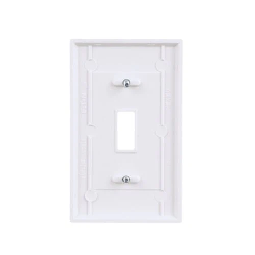 Eaton Standard Single-Gang Toggle Wallplate in White - Image 2