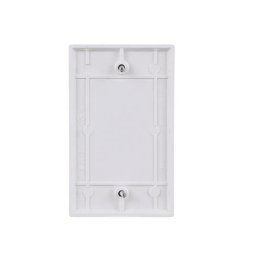 Eaton Standard Size Blank Wallplate in White - Image 2