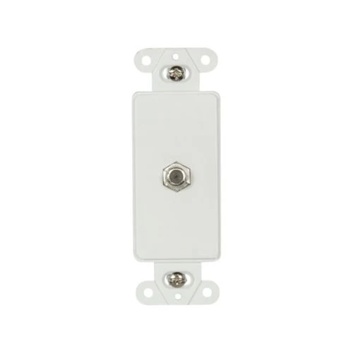 Eaton Type F Coaxial Adapter in White