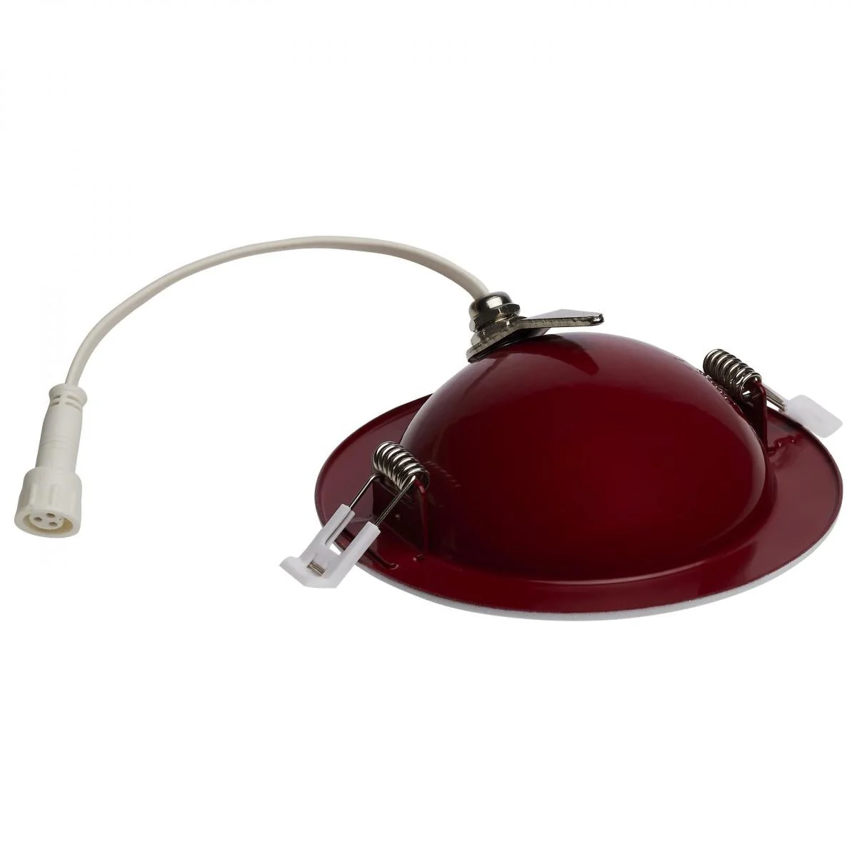 Fire Rated; 4 Inch Direct Wire Directional Downlight; Round Shape; White Finish; CCT Selectable - Image 5