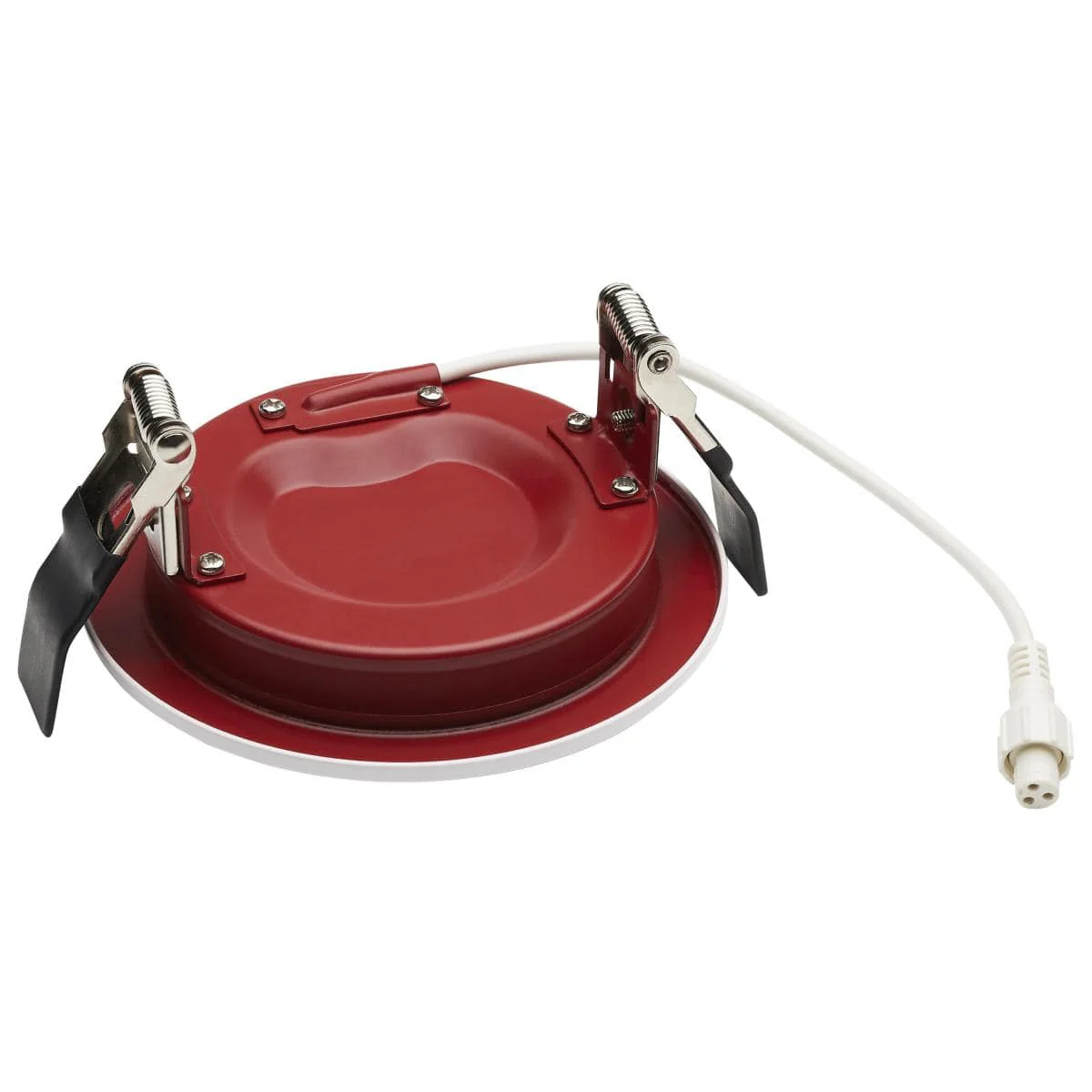 Fire Rated 4 Inch Direct Wire Downlight; Round Shape; White Finish; CCT Selectable - Image 4