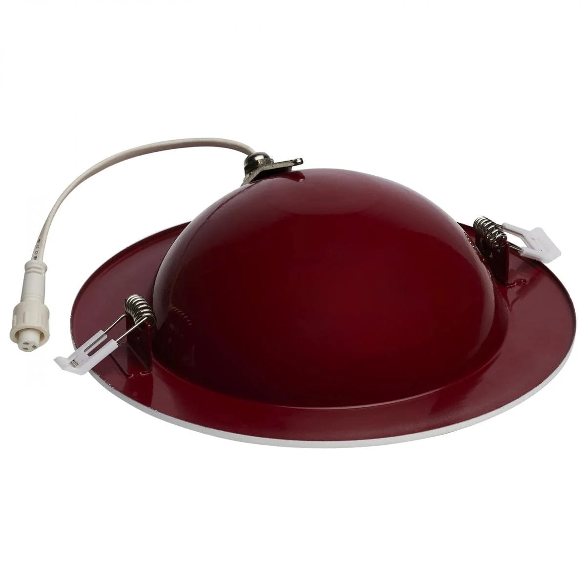 Fire Rated; 6 Inch Direct Wire Directional Downlight; Round Shape; White Finish; CCT Selectable - Image 4