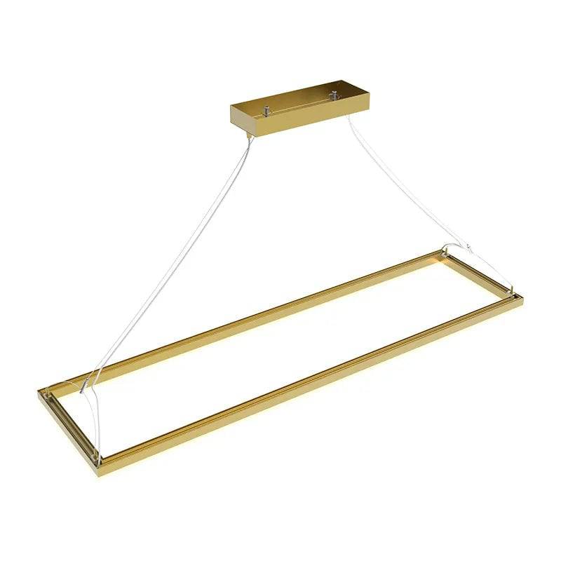 Gold LED Suspended Frame Fixture, 40W/50W/60W, 3000K/3500K/4000K - Image 3