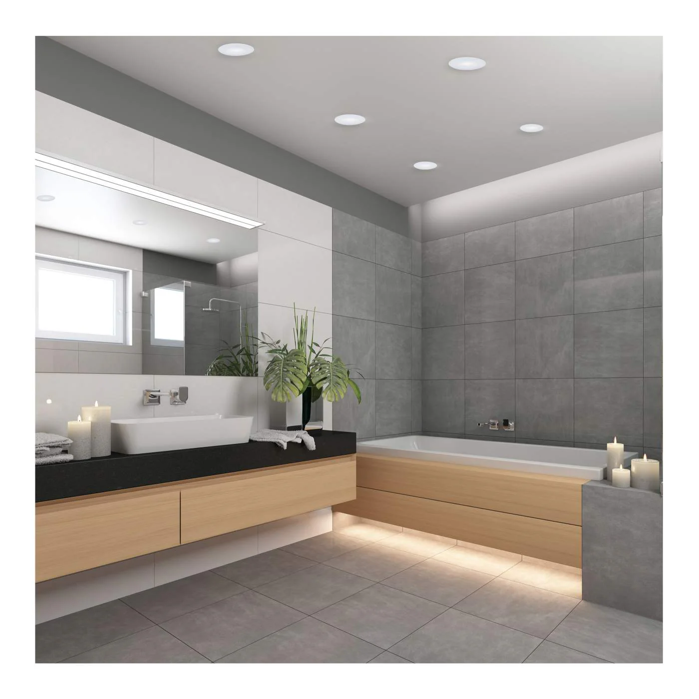 LED 11 Watt 6 Inch White Canless Downlight; 27K/3K/35K/4K/5K CCT- Round - Image 2