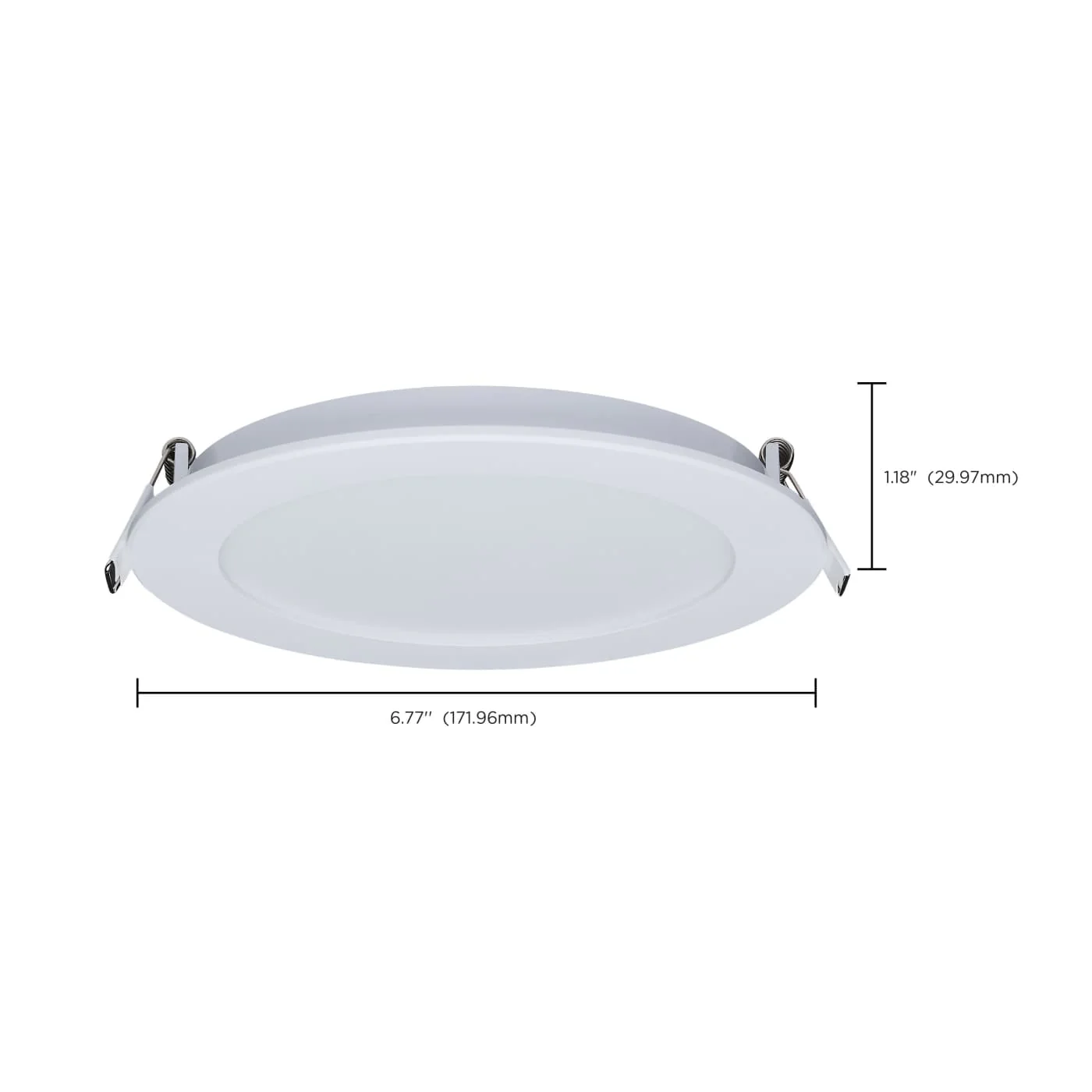 LED 11 Watt 6 Inch White Canless Downlight; 27K/3K/35K/4K/5K CCT- Round - Image 3