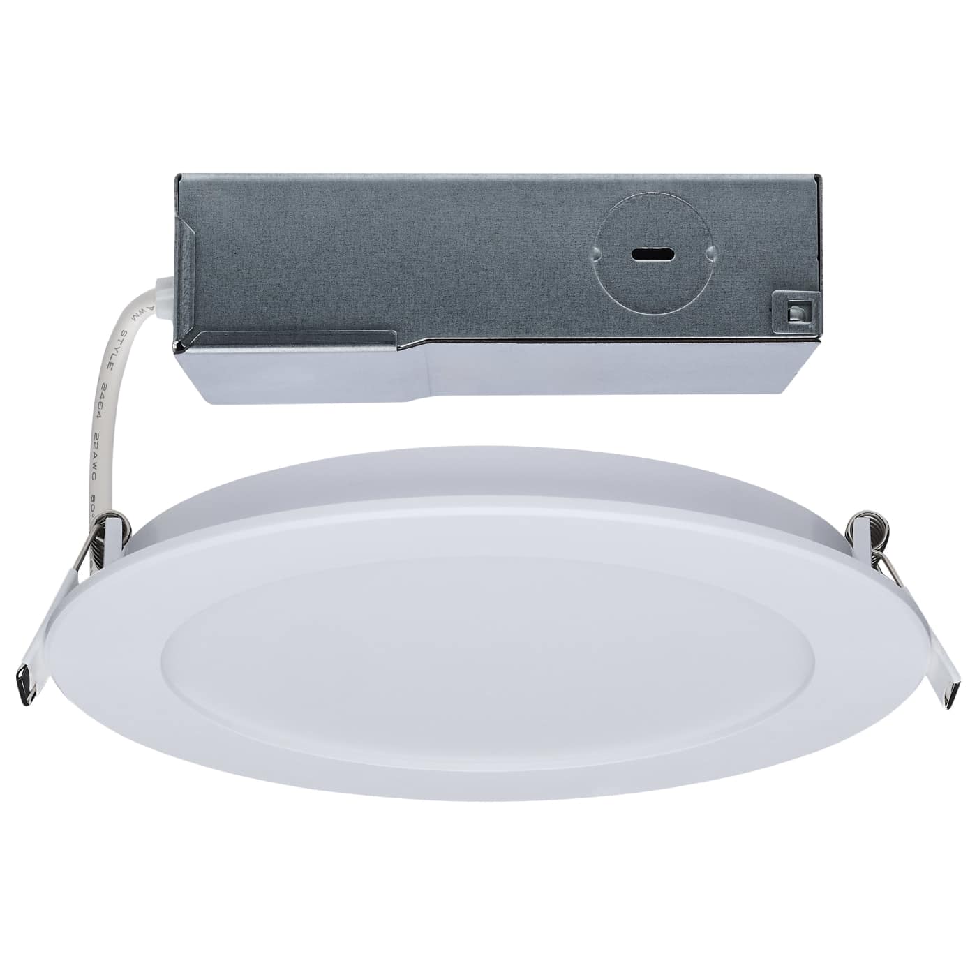 LED 11 Watt 6 Inch White Canless Downlight; 27K/3K/35K/4K/5K CCT- Round - Image 7