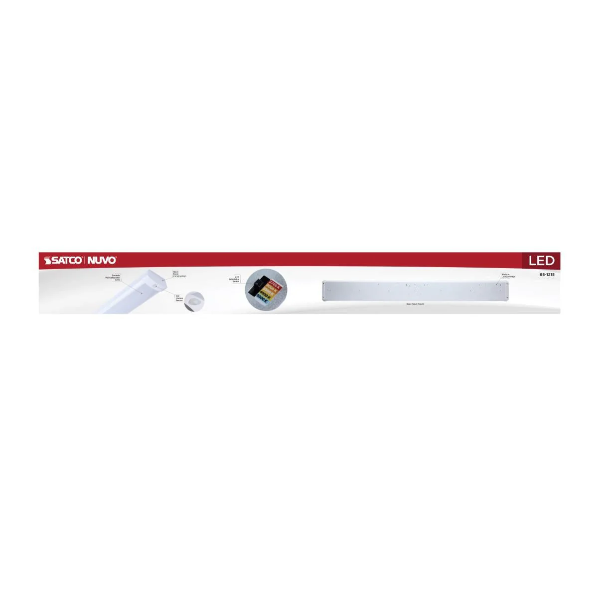 LED 4 Foot Wrap with PIR Motion Sensor; 39 Watts; 27K/30K/35K/40K/50K - Image 5