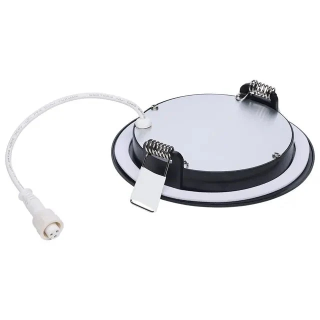 LED 4 Inch Black 8 Watt Canless Downlight; Remote Driver; 27K/3K/35K/4K/5K - Image 5