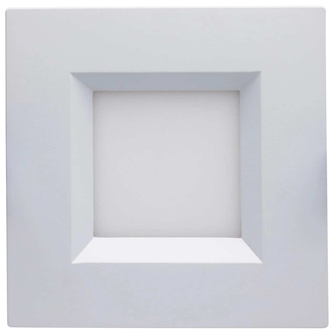 LED 4 Inch Square 9 Watt LED Direct Canless Downlight; Smooth Baffle- CCT - Image 5