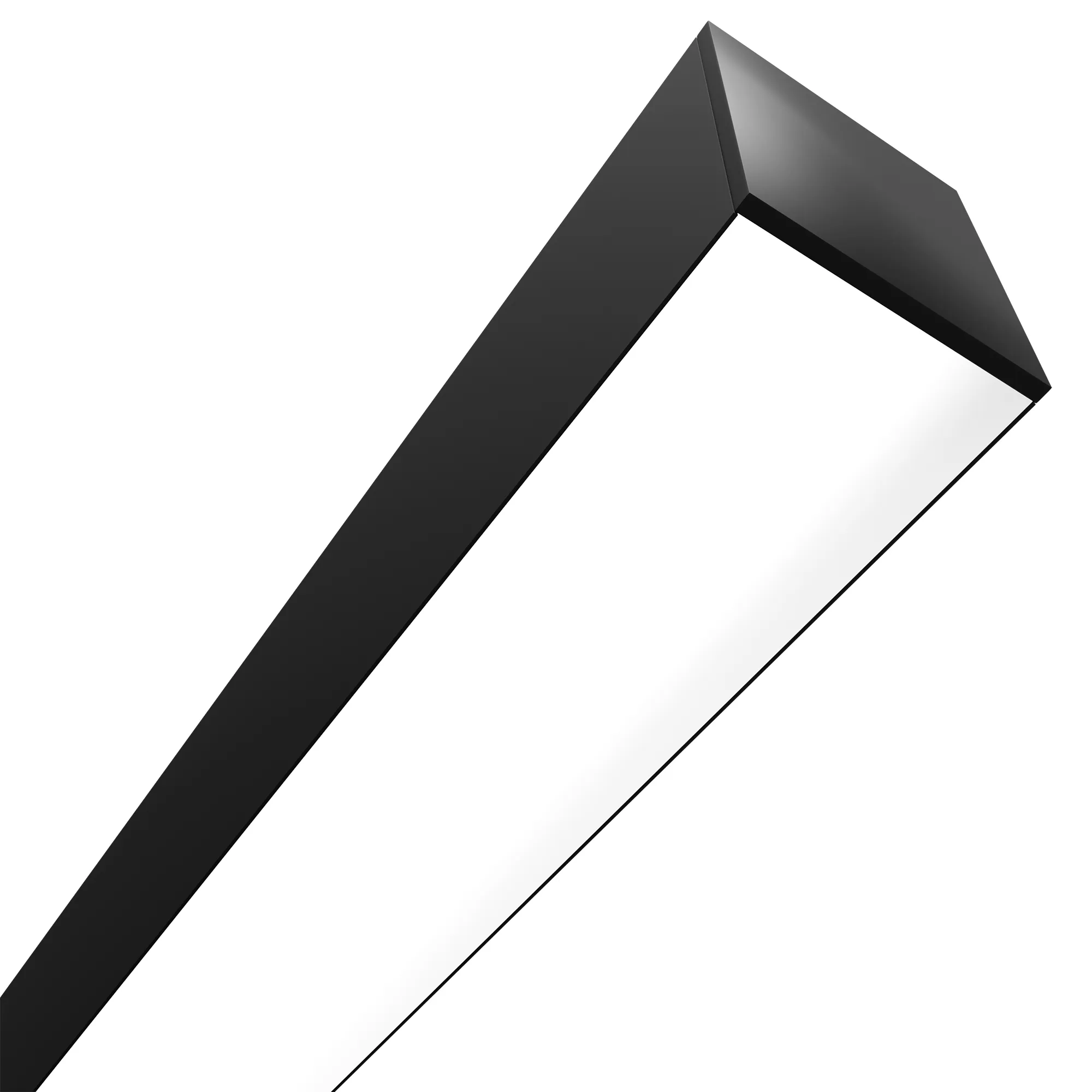 LED 4ft. Black Seamless Linkable Linear Fixture- 1.5 Inch Wide, 40W- CCT - Image 2