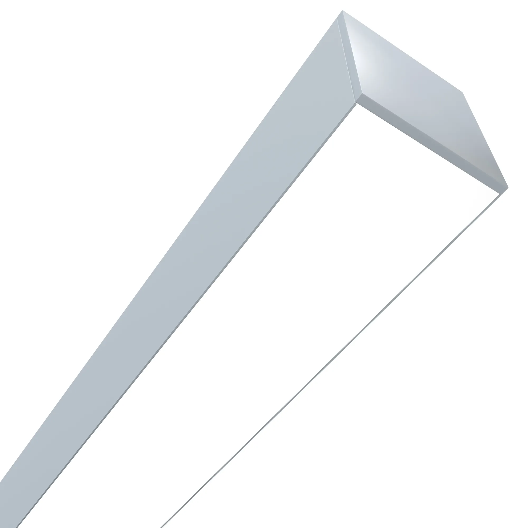 LED 4ft. White Seamless Linkable Linear Fixture- 1.5 Inch Wide, 40W- CCT