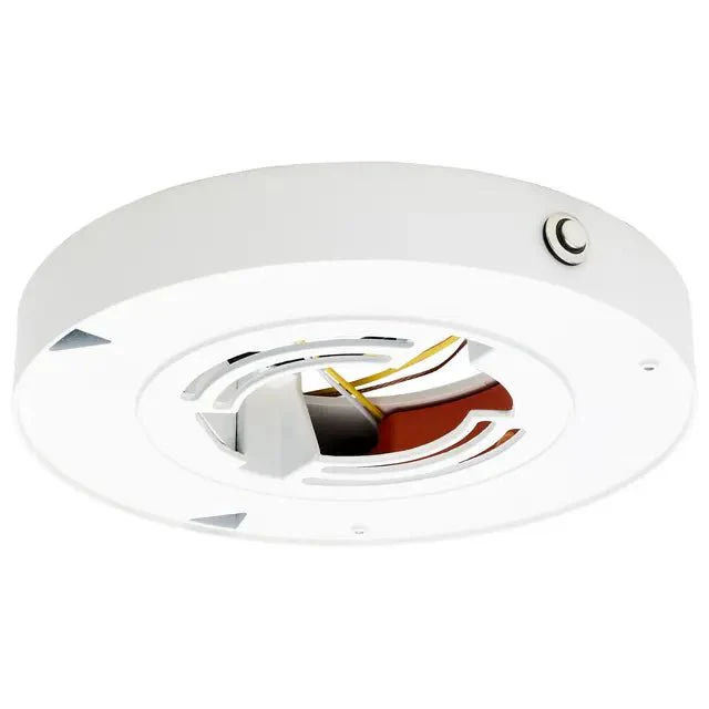 LED 7 Inch White Round Surface Mount Fixture with Emergency Battery Backup - Image 2