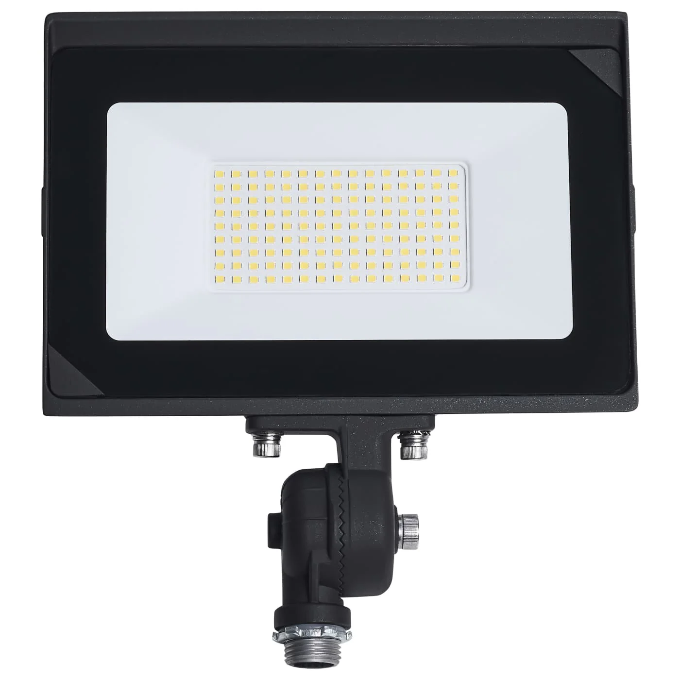 LED 80 Watt Tempered Glass Flood Light; 5000K CCT; Bronze Finish