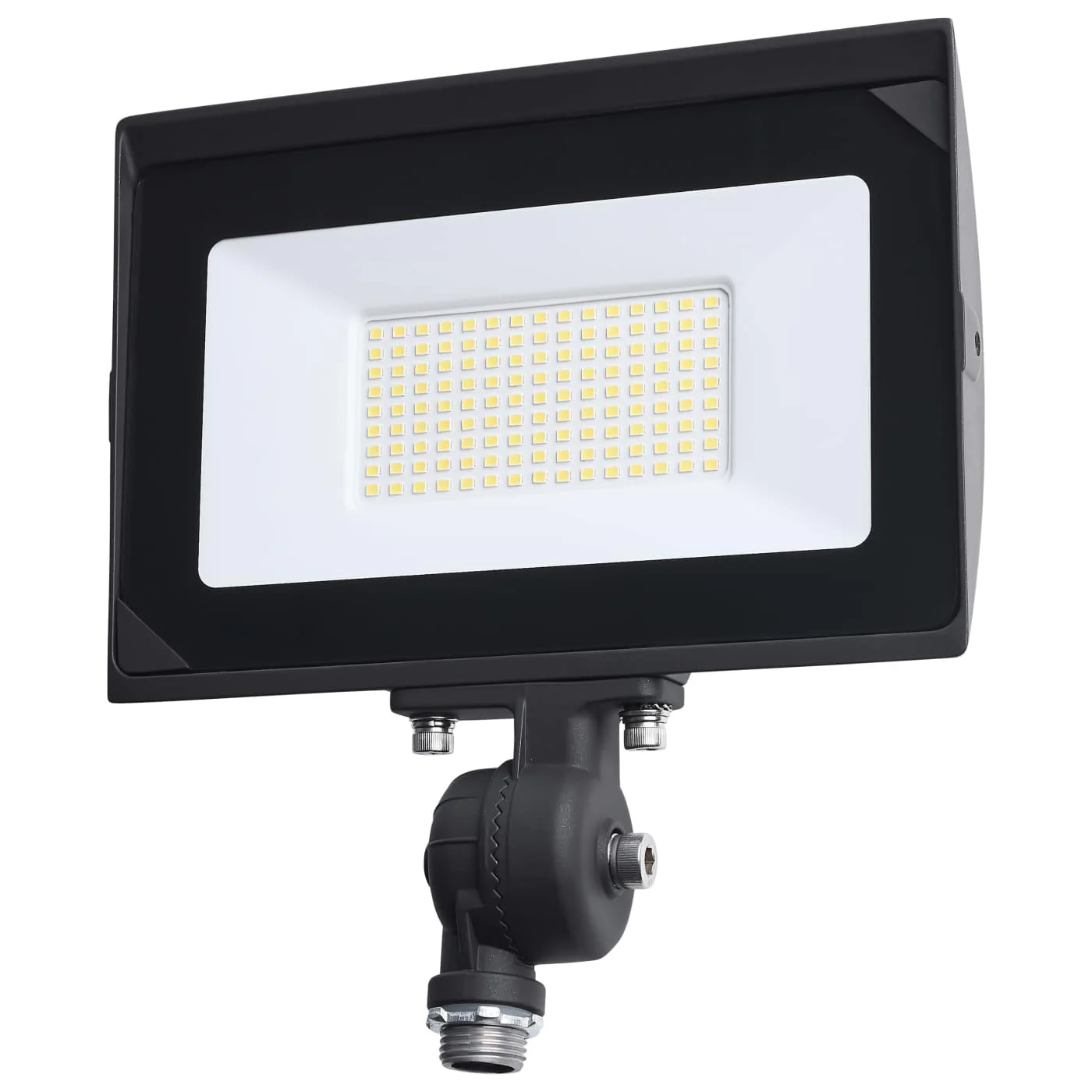 LED 80 Watt Tempered Glass Flood Light; 5000K CCT; Bronze Finish - Image 2