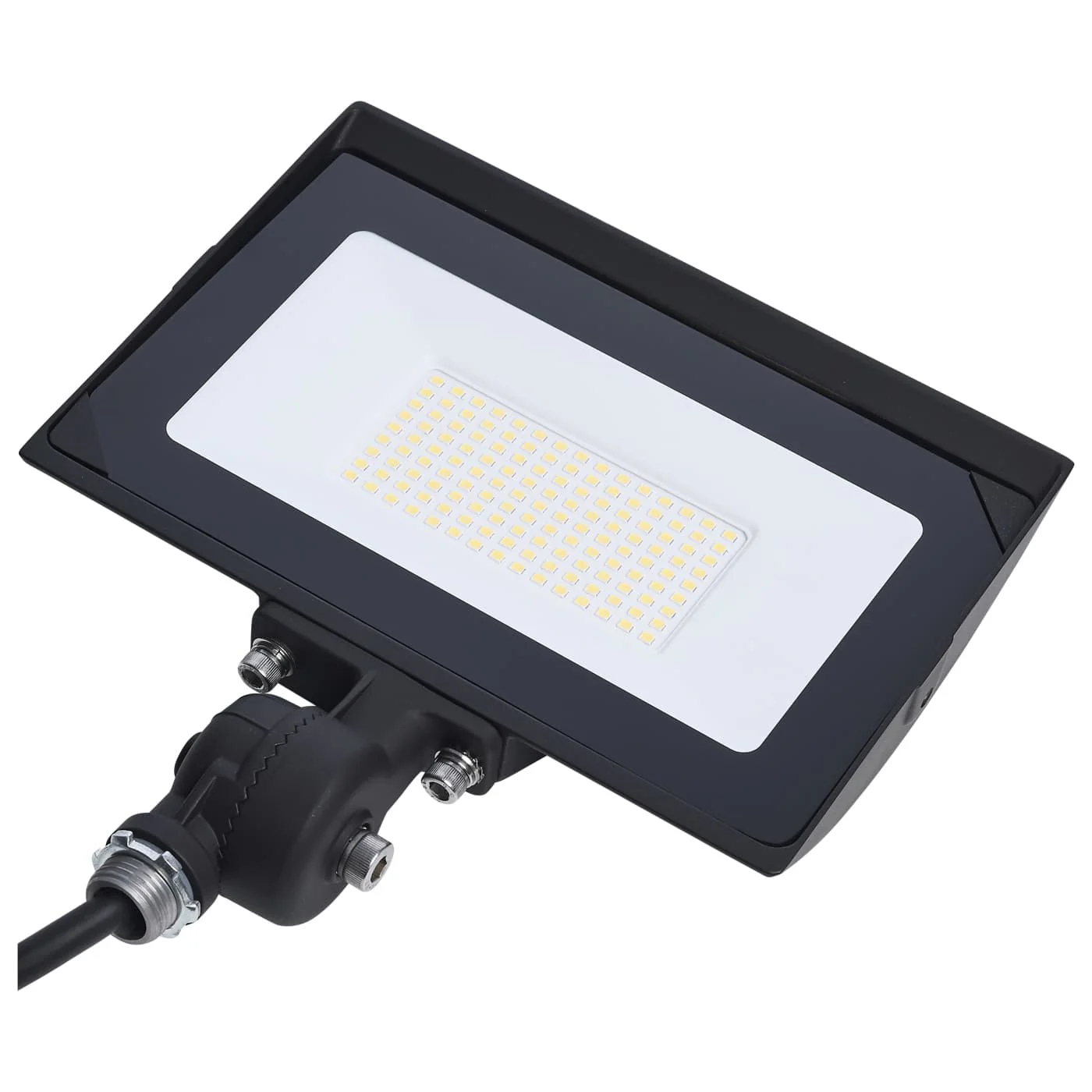 LED 80 Watt Tempered Glass Flood Light; 5000K CCT; Bronze Finish - Image 5