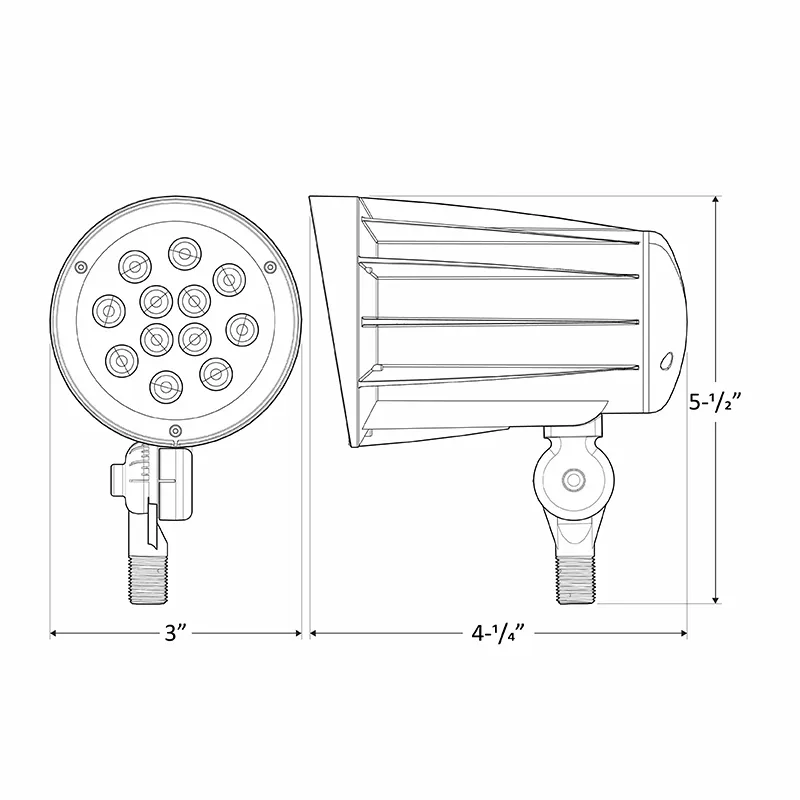 LED Garden & Flag Flood Light, 28W, 5000K - Image 3