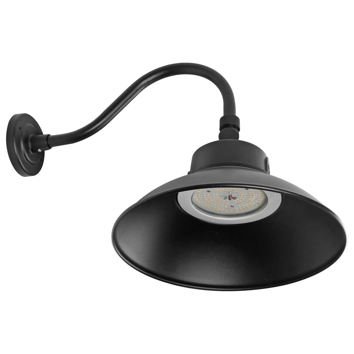 LED Gooseneck; 30W/40W/50W; CCT Selectable 3K/4K/5K; Black; 120-277V; With Photocell - Image 2