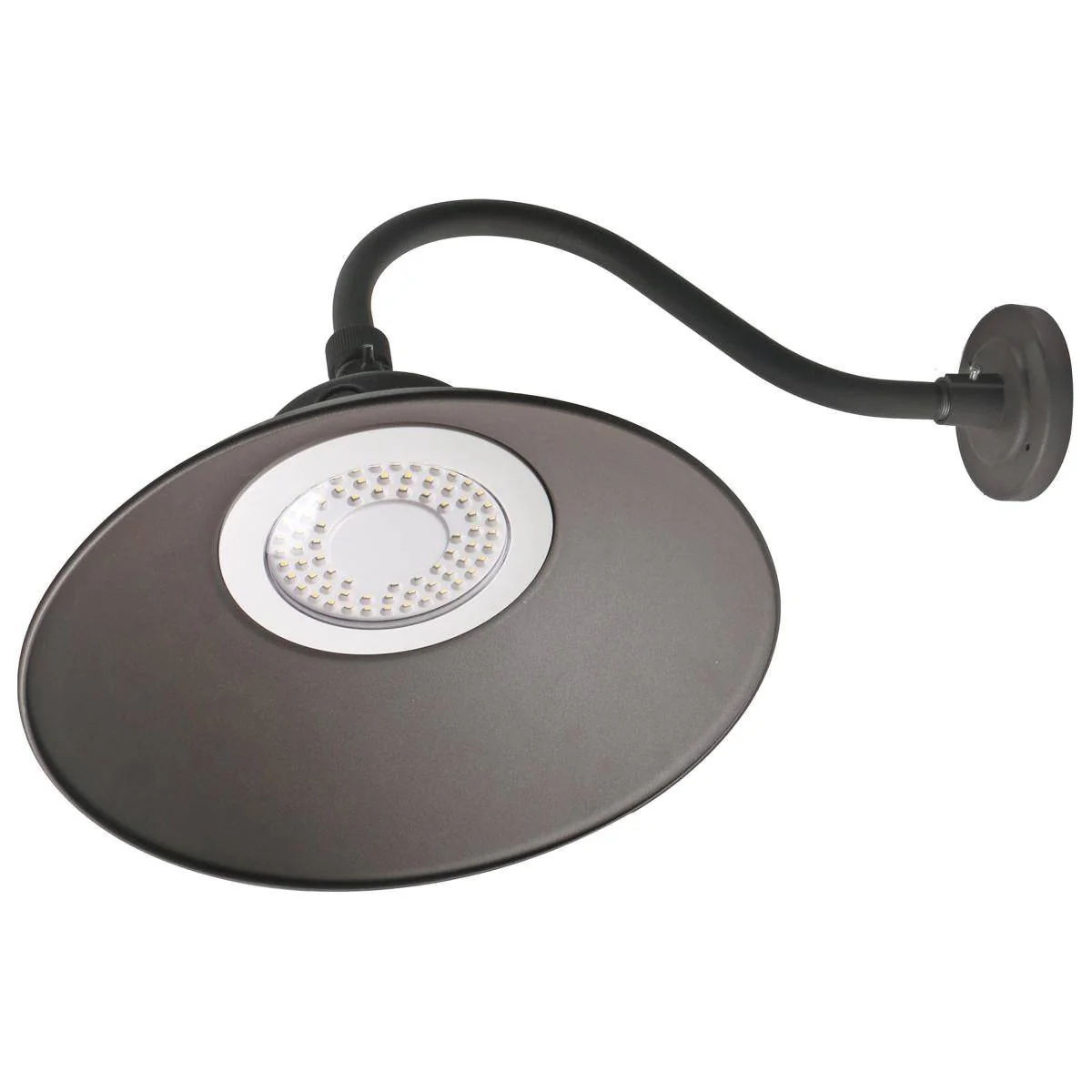 LED Gooseneck; 30W/40W/50W; CCT Selectable 3K/4K/5K; Bronze; 120-277V; With Photocell - Image 2