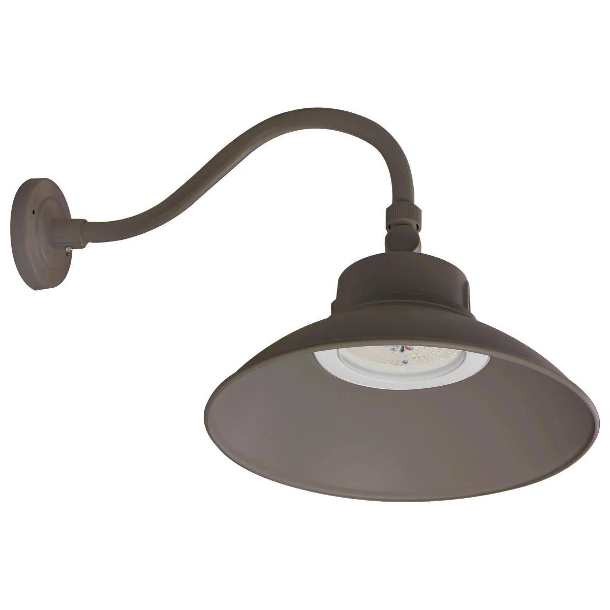 LED Gooseneck; 30W/40W/50W; CCT Selectable 3K/4K/5K; Bronze; 120-277V; With Photocell - Image 4