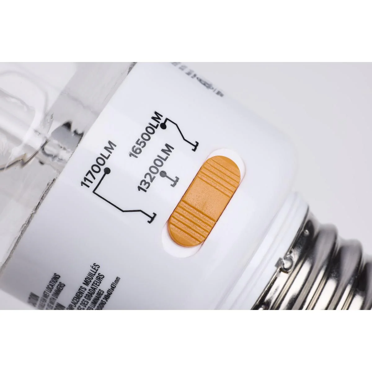 LED HID Replacement; ED37; 5000K; Mogul Extended Base; Clear - Image 4