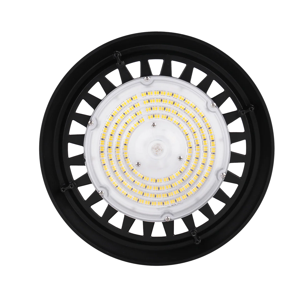 LED Round High Bay, 200W, 5000K, 120-277V, 0-10V Dimming, Black - Image 2