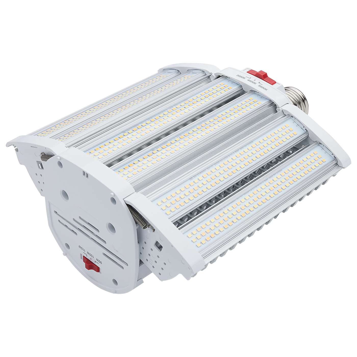 LED Shoe Box Lamp; 90/100/110 Wattage Select; 3K/4K/5K CCT Selectable; 120-277V - Image 3