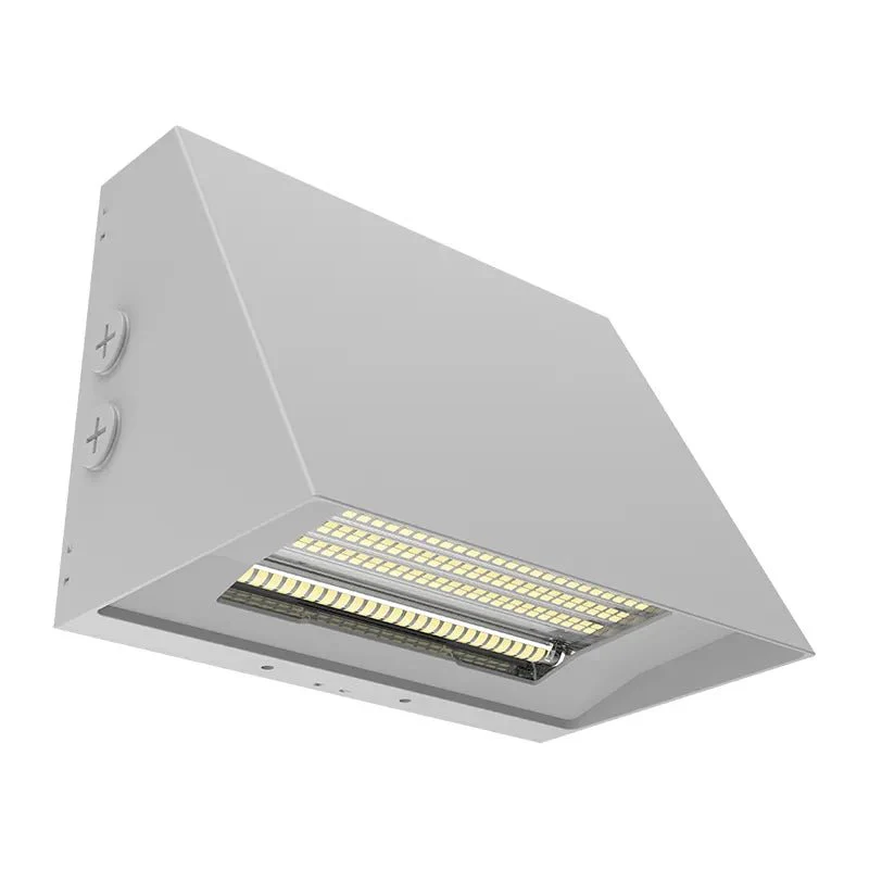 LED Silver Cutoff Wall Pack, 25W/30W/40W, 3000K/4000K/5000K