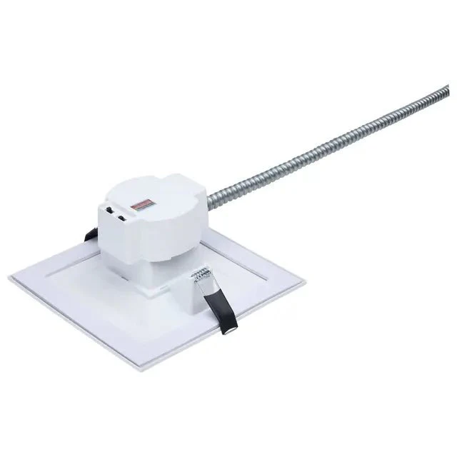 LED Square 18.5W 6-Inch Commercial Downlight in White; Dual Dimming; 120-347V - Image 5