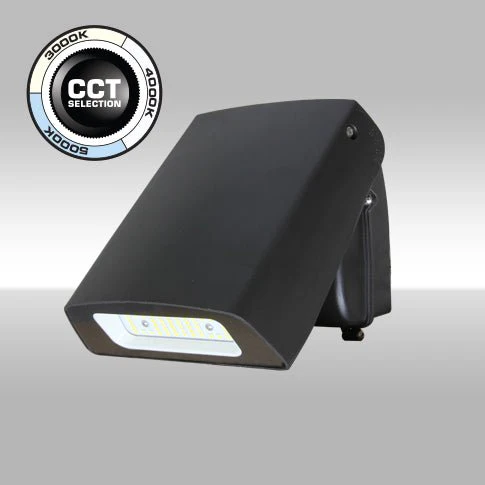 LED Thin Cutoff Wall Pack 15W, 120-277V, 3/4/5K, Bronze, Photocell, 10KA SURGE PROTECTOR - Image 2