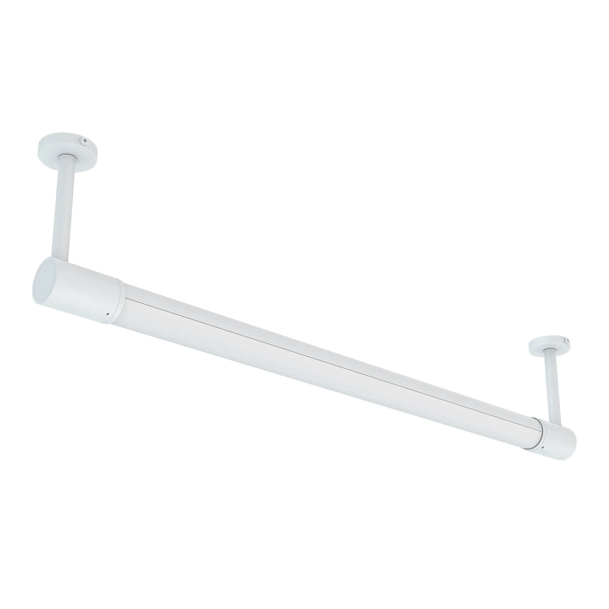 LED White 4ft. 80-Degree Tubular Rotatable IP66 Sign Light with Mount Canopy- CCT