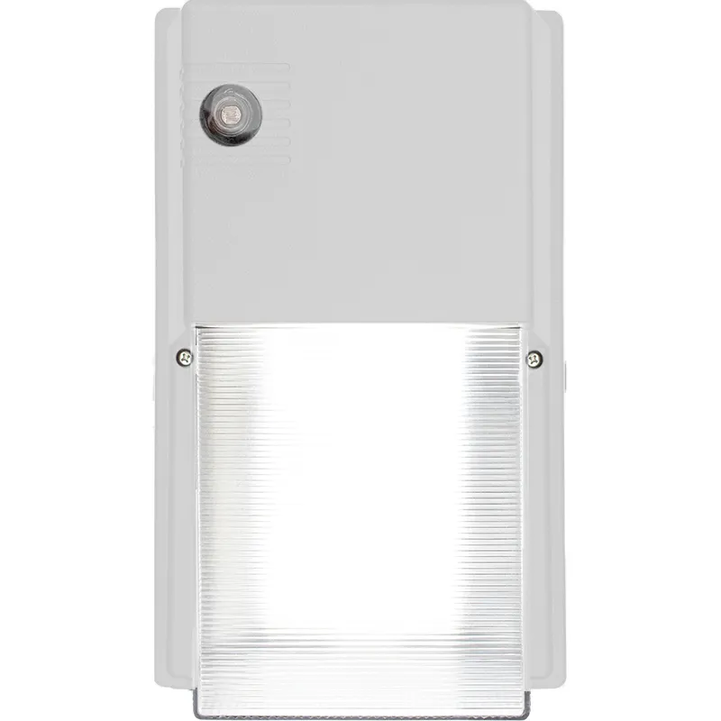 LED White Mini Wall Pack with Photocell, 13W/20W/26W, CCT