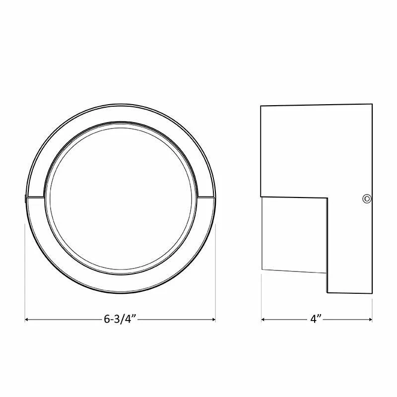 LRS-F LED Multi-CCT Architectural Wall Light With Dual Lens in White - Image 3