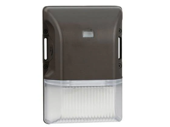 MaxLite Guardmax LED Security Light Slim Profile 120-277V 4000K/5000K CCT Selectable Bronze With Photocell