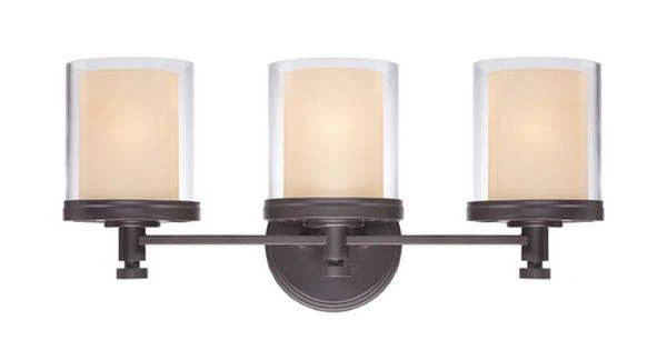 Nuvo Lighting 60/4543 Decker Three Light Vanity Fixture