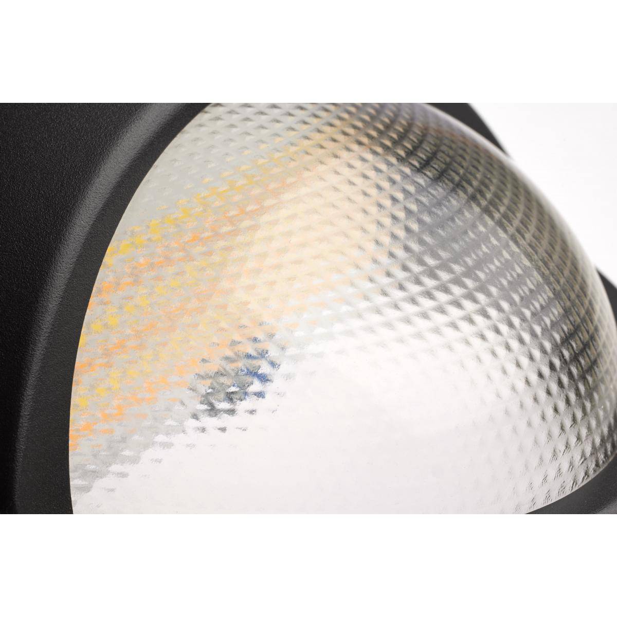 Oval Small Emergency Wall Pack; LED; CCT Selectable; Photocell; Black Finish - Image 4