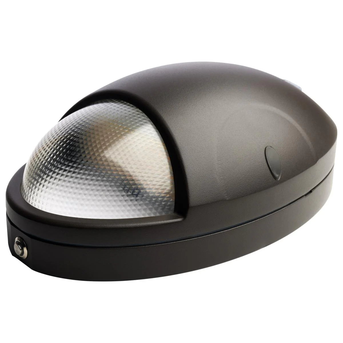 Oval Small Emergency Wall Pack; LED; CCT Selectable; Photocell; Bronze Finish - Image 2