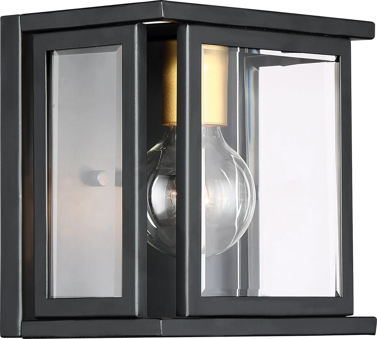 Payne - 1 Light Wall Sconce with Clear Beveled Glass - Midnight Bronze Finish - Image 2
