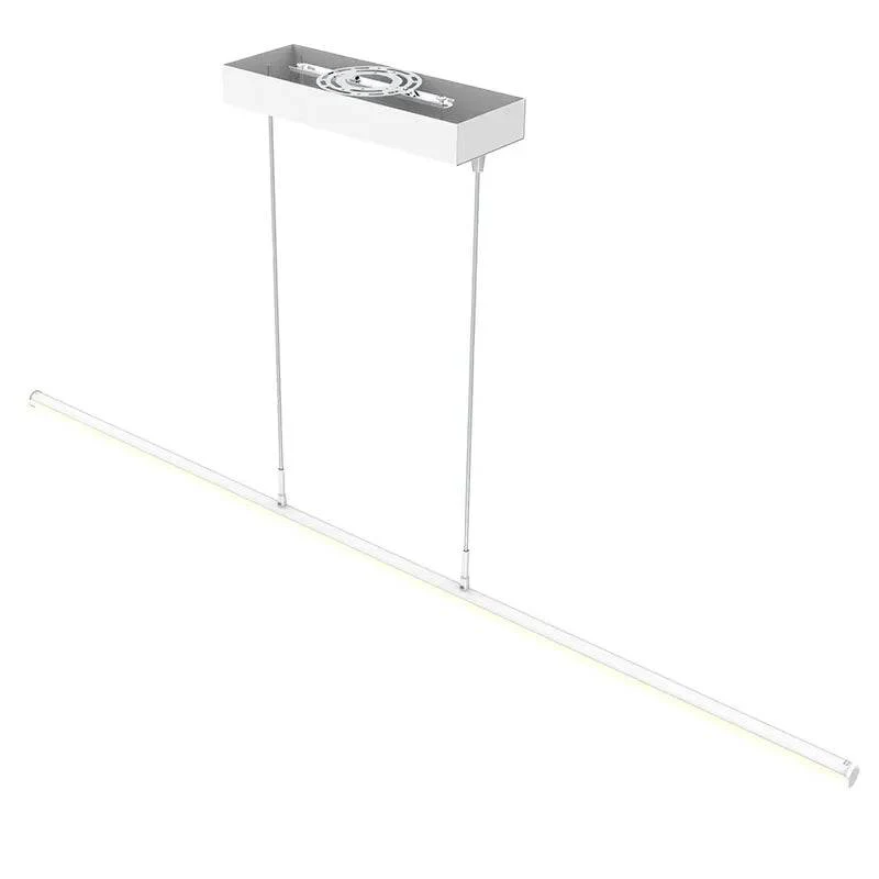 Power & CCT Adjustable White Linear Tube Decorative Suspension Light, 20W/25W/30W, 3000K/3500K/4000K - Image 2