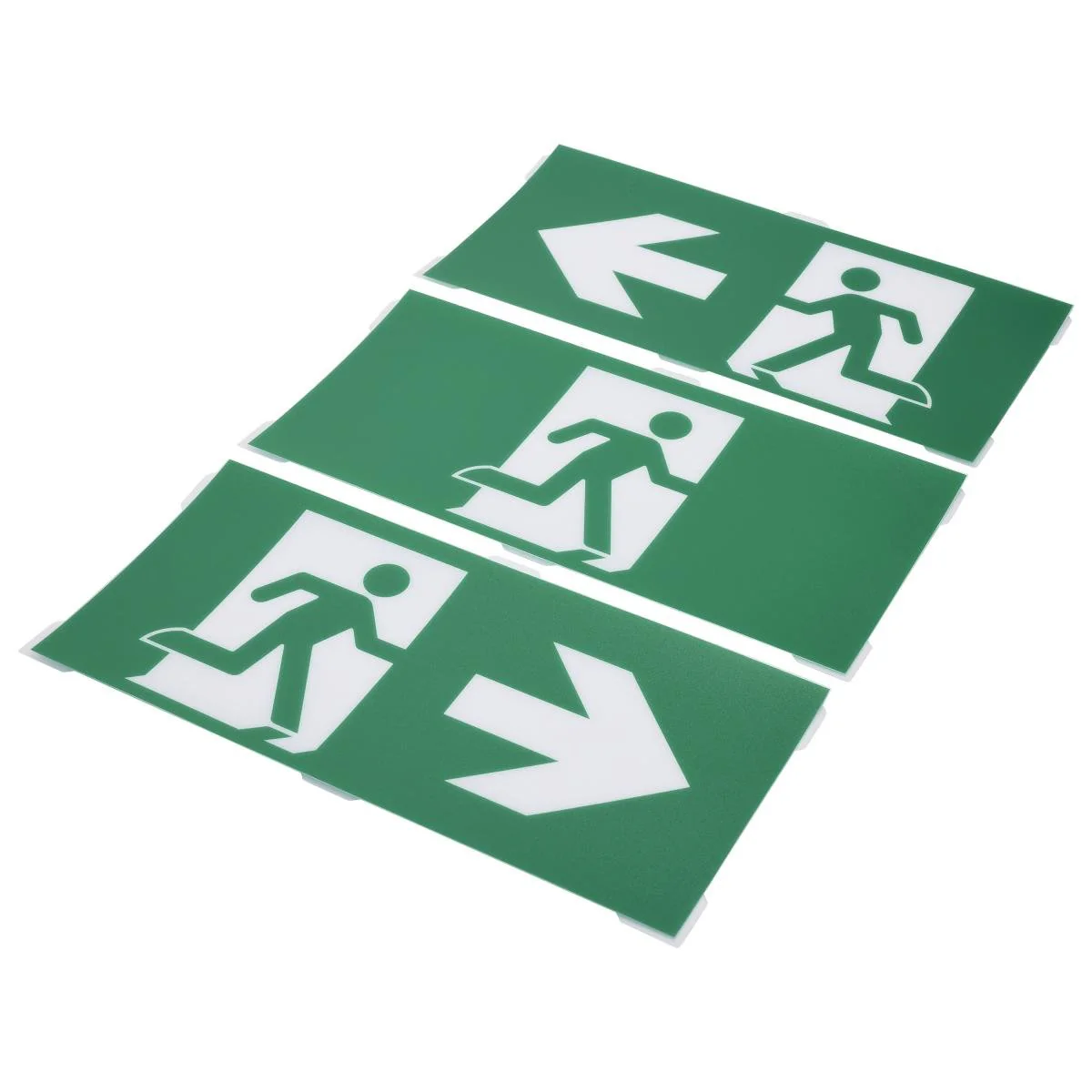 Recessed Mounted Running Man Green Combo Edge Lit Exit Sign/Emergency Light Single/Dual Face - Image 6