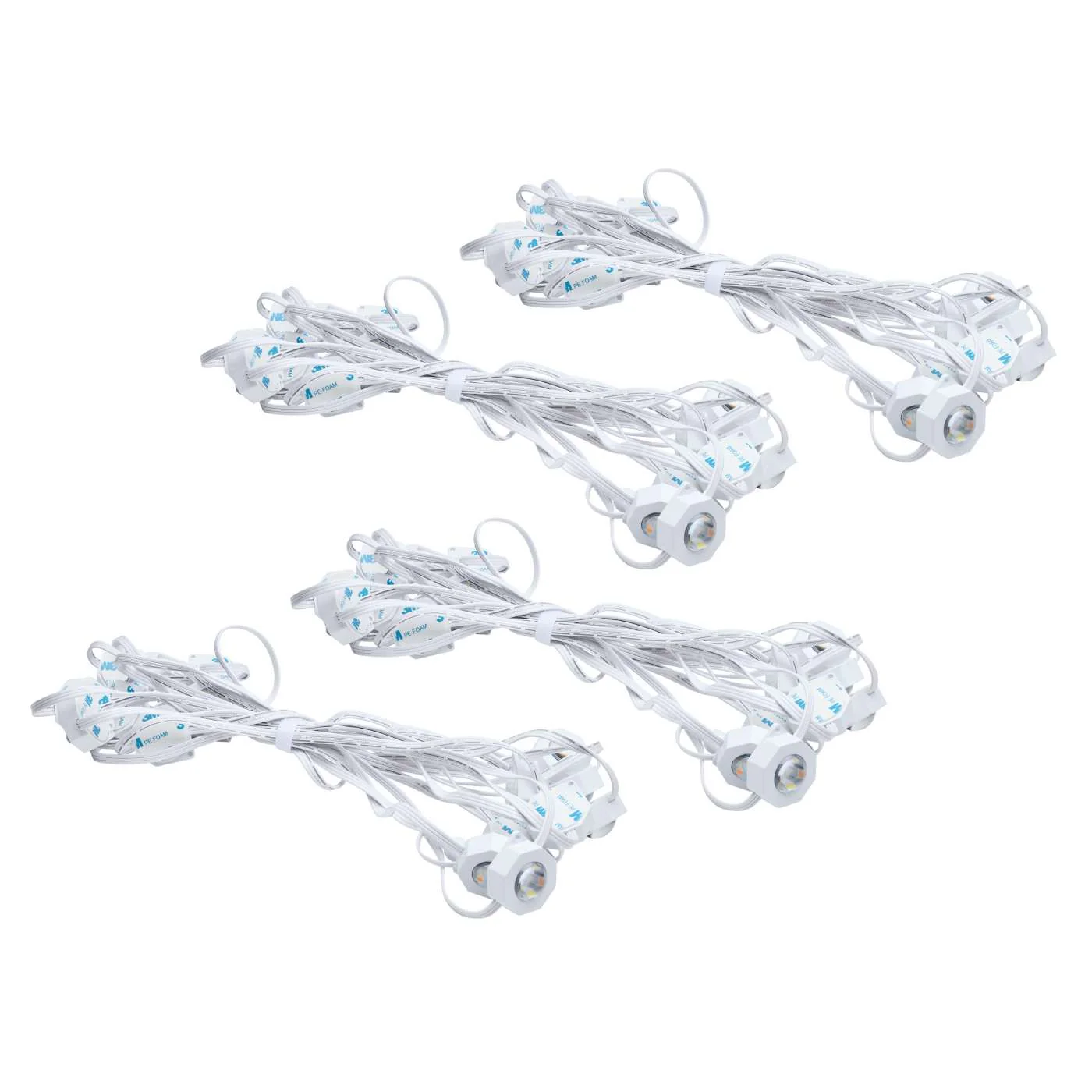 RGB 100 Foot LED Eave String Light; 48 Watt; RGBTW; 120 Volt; Remote Included - Image 10