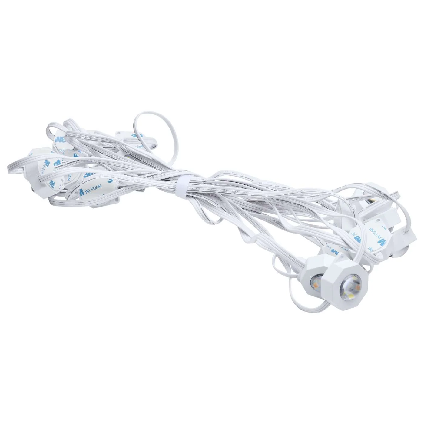 RGB 100 Foot LED Eave String Light; 48 Watt; RGBTW; 120 Volt; Remote Included - Image 5