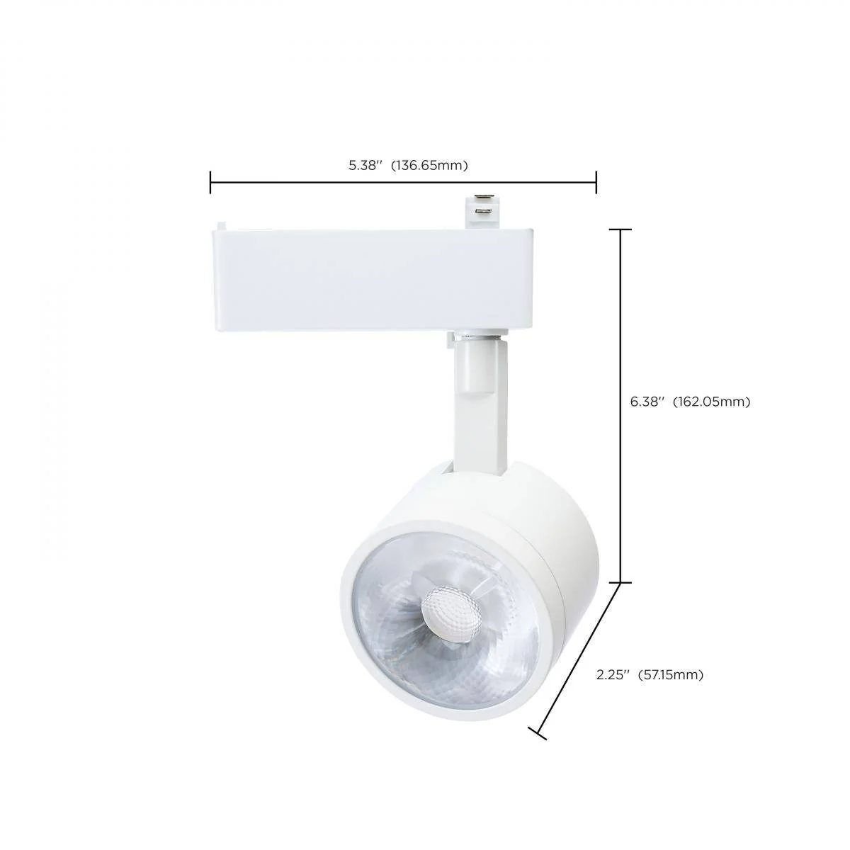 RGB 12 Watt LED Track Head; Starfish Enabled; Round Shape; White Finish - Image 3